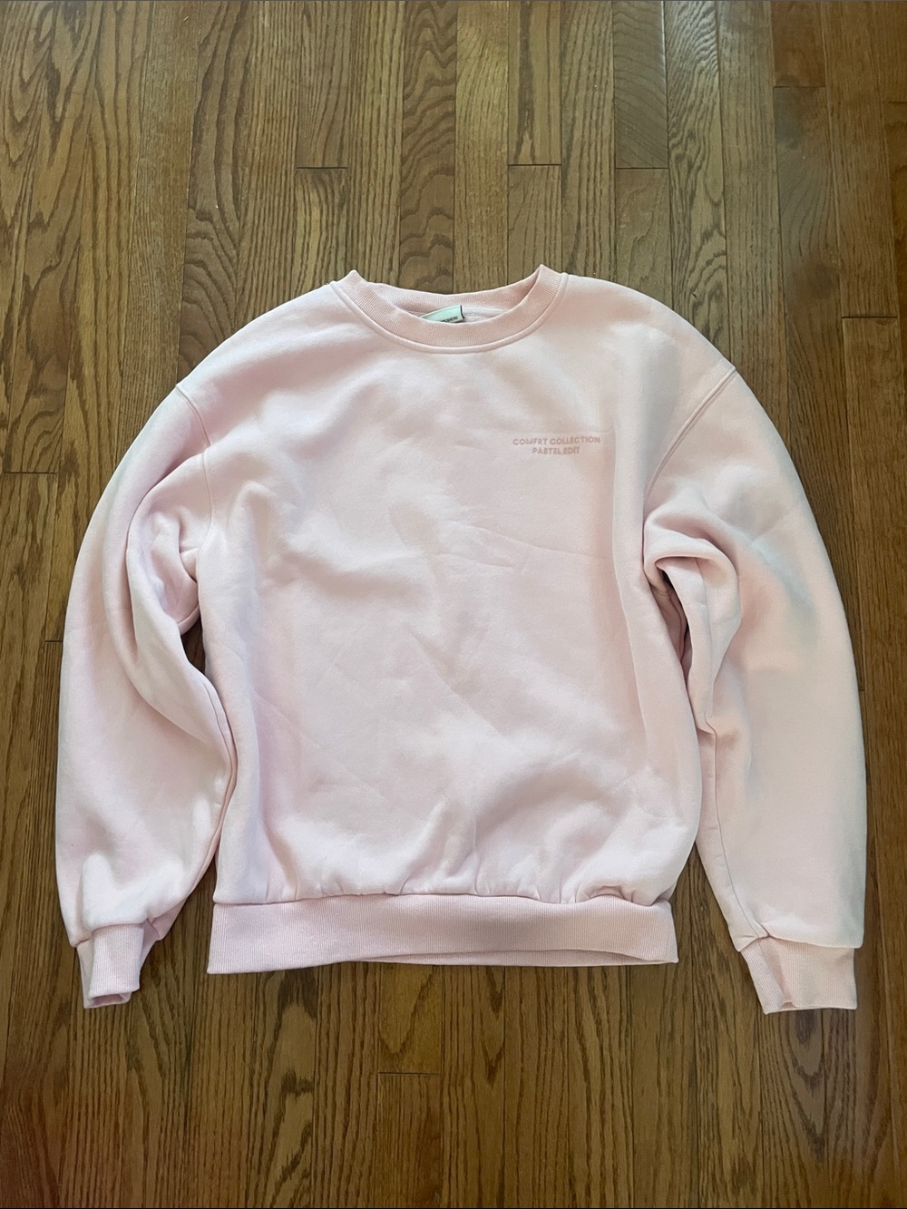 Comfrt Pastel Edit Crewneck Sweatshirt Bubblegum Women’s Sz Medium